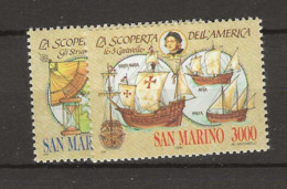 1991 MNH San Marino, Mi 1472-73 Postfris** - Neufs