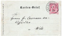 76642 - Österreich - 1898 - 5Kr GAKartenBf KREMSMUENSTER -> WELS - Covers & Documents