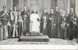 Le SAINT PERE Avec Sa Cour - Papas