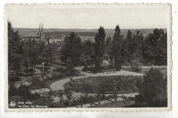 Esch-sur-Alzette (Luxembourg, Esch-sur-Alzette) : Vue Panoramique Sur La Roseraie Du Parc En 1950 PF. - Esch-sur-Alzette