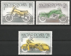 Hungary 1985 - Mi 3798/800 - YT 3016/18 ( Motorcycles ) - Motos