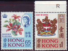 HONG KONG - ORCHIDS - COAT OF ARMS - STAMP WORLD - Pap. ORD. - **MNH - 1968 - Briefmarken