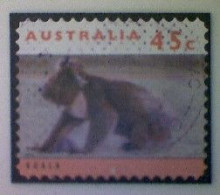 Australia, Scott #1294D, Used (o), 1995, Wildlife Series, Koala Walking, 45¢, Orange And Multicolored - Usati