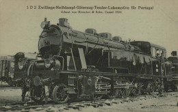 1 D 2 Zwillings-Heissdampf-Güterzug-Tender-Lokomotive Für Portugal - Henschel & Sohn, Cassel 1924 - Eisenbahnen