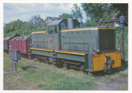 421 CF - LE LONZAC (19) - LIGNE DE SEILHAC À TREIGNAC - LOCOMOTIVE BB 402 MANOEUVRANT EN GARE - Eisenbahnen
