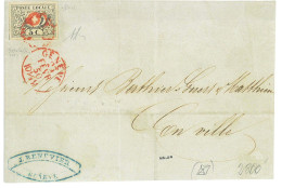 P2896 - ZUMSTEIN NR. 10 LUXUS PIECE, VON DER WEID CERTIFICATE, GIULLIO BOLAFFI, AND ALBERTO DIENA SIGNATURES - Storia Postale