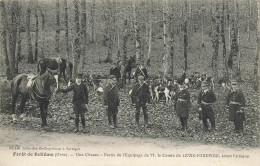 Bellême * La Forêt * Une Chasse à Courre * Partie De L'équipage De M Comte De Lévis Mirepoix Avant L'attaque * Vénerie - Autres & Non Classés