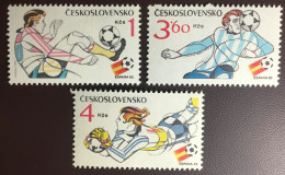 Czechoslovakia 1982 World Cup MNH - Unused Stamps