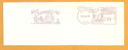 Empreinte De Machine à Affranchir En Rouge à 4 Cents USA  AUSTIN  1959 - Noël