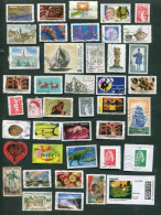 Lot De 42 Timbres Oblitérés FRANCE Tous Différents - Années 1968 à 2020 - Collections