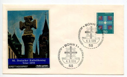 Germany, West 1970 FDC Scott 1046 83rd Meeting Of German Catholics In Trier - 1961-1970