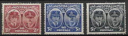 AUSTRALIE   -  1945 . Série   3  Val.  Oblitérés - Used Stamps