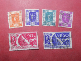 Série Timbres FRANCE N° 322/327 Vrac - Envoi Gratuit (B291) - Gebruikt