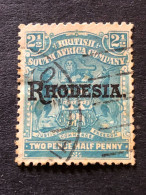 RHODESIA SG 111  2 1/2d Blue  FU - Southern Rhodesia (...-1964)