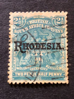 RHODESIA SG 111  2 1/2d Blue  FU - Rhodésie Du Sud (...-1964)