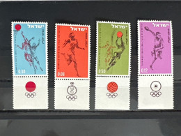 Olympic Games Tokyo 1964   MNH - Nuevos (con Tab)