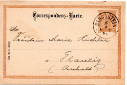 76656 - Österreich - 1891 - 2Kr GAKte BADGASTEIN -> Deutschland - Briefe U. Dokumente