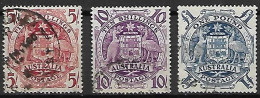 AUSTRALIE   -  1949  .   Série 3  Val. Oblitérés . - Used Stamps