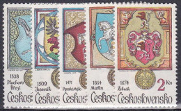 ** Tchécoslovaquie 1979 Mi 2507-11 (Yv 2335-9), (MNH)** - Unused Stamps