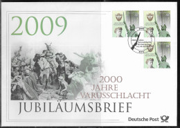 Germany. FDC Mi. 2738.   Bimillenary (2000 Years) Of Varus (Teutoburg Forest) Battle.  FDC Cancellation On Big Envelope - 2001-2010