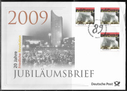 Germany. FDC Mi. 2762.   20th Anniversary Of Peaceful Revolution.  FDC Cancellation On Big Envelope - 2001-2010