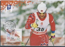 JEUX OLYMPIQUES - SKI DE FOND -ALBERVILLE 1992 -VEGARD ULVANG - Jeux Olympiques