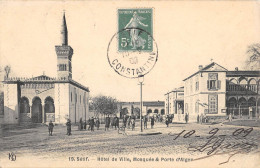 CPA ALGERIE / SETIF / HOTEL DE VILLE / MOSQUEE ET PORTE D'ALGER - Setif