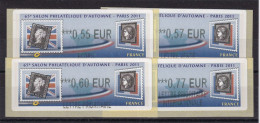 France Timbres De Distributeurs N°1102 - 4 Ex. - Neuf ** Sans Charnière - TB - 2010-... Geïllustreerde Frankeervignetten