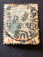 MAURITIUS SG 159  15c Green And Orange FU - Mauritius (...-1967)