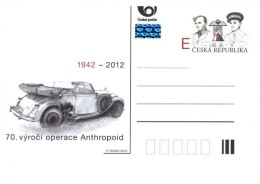 CDV 146 Czech Republic Operation Anthropoid 2012 Car - Guerre Mondiale (Seconde)