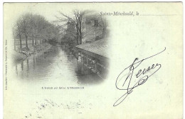 France – SAINT-MENEHOULD « L’Aisne Au Quai L’herbette » - Phototypie A. Bergeret, Nancy (1900) - Sainte-Menehould