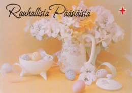 Postal Stationery - Easter Flowers In A Jug - Eggs - Red Cross 1994 - Suomi Finland - Postage Paid - Postal Stationery