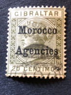 MOROCCO AGENCIES  20c Olive Green - Morocco Agencies / Tangier (...-1958)