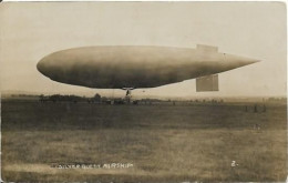 SILVER QUEEN AIRSHIP, Dirigeable WW1, Carte Photo - Zeppeline