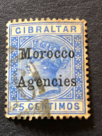 MOROCCO AGENCIES  25c Blue - Bureaux Au Maroc / Tanger (...-1958)