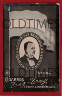 PORTUGAL - F. PORTO & IRMAO MANAOS - BRINDE CIGARROS ZIG ZAG - HONDURAS - ADVERTISING CARD 20'S - Advertising