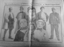 1911 EXCELSIOR ARTICLE DE PRESSE COMIC VILBERT TOURLOUROU COPPERFIELD 1 JOURNAL ANCIEN - Glass Slides