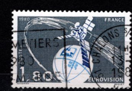 - FRANCE - 1980 - YT N° 2073 - Oblitéré - Eurovision - Used Stamps