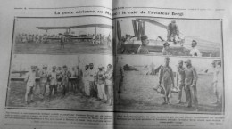 1911 EXCELSIOR ARTICLE DE PRESSE AVIATEUR BREGI POSTE AERIENNE MAROC 1 JOURNAL ANCIEN - Plaques De Verre