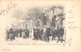 CPA ALGERIE / INSURRECTION A MARGUERITTE / AUTORITES PROCEDANT A L'INSTRUCTION DES PRISONNIERS - Andere & Zonder Classificatie