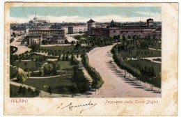 MILANO - PANORAMA DALLA TORRE STIGLER - 1903 - Vedi Retro - Formato Piccolo - Milano (Milan)