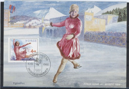 JEUX OLYMPIQUES - PATINAGE ARTISTIQUE- SONJA HENIE - ST .MORITZ 1928 - Olympic Games