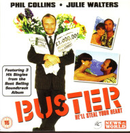 PHIL COLLINS - JUDY WALTERS IN BUSTER  - DVD NEWS WORLD   - POCHETTE CARTON - Musik-DVD's