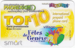 SWITZERLAND E-654 Prepaid Multicards - Used - Switzerland