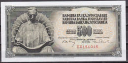 Yugoslavia-500 Dinara 1980 6 Serial Without ThreadUNC - Yougoslavie