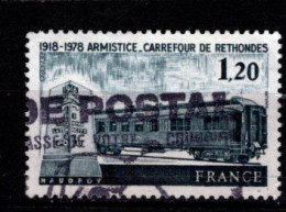 - FRANCE - 1978 - YT N° 2022 - Oblitéré - Wagon Armistice - Gebraucht