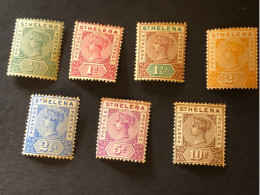 SAINT HELENA SG 46 47 48 49 50 51 And 52 Complete Set MH* Some With Slight Toning, See Scan - Sint-Helena