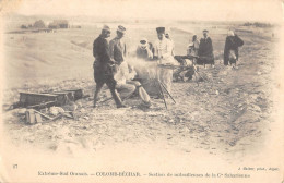 CPA ALGERIE / COLOMB BECHAR / SECTION DE MITRAILLEUSES DE LA Cie SAHARIENNE - Autres & Non Classés