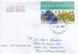 Pitcairn 2023 Adamstown WWF Fluted Giant Clam Tridacna Squamosa Cover - Islas De Pitcairn