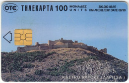 GREECE D-165 Chip OTE - Culture, Castle - Used - Grèce